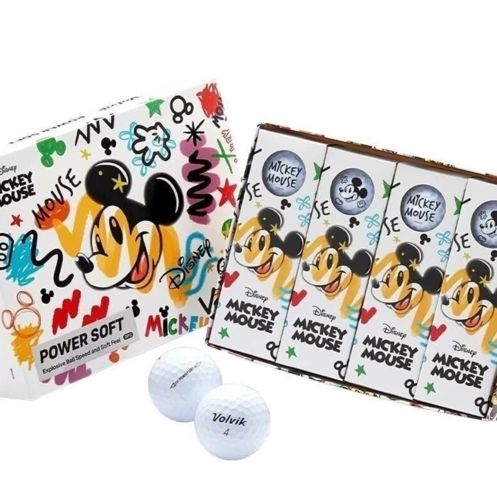 Disney Mickey Mouse Power Soft Golf Balls 12 total